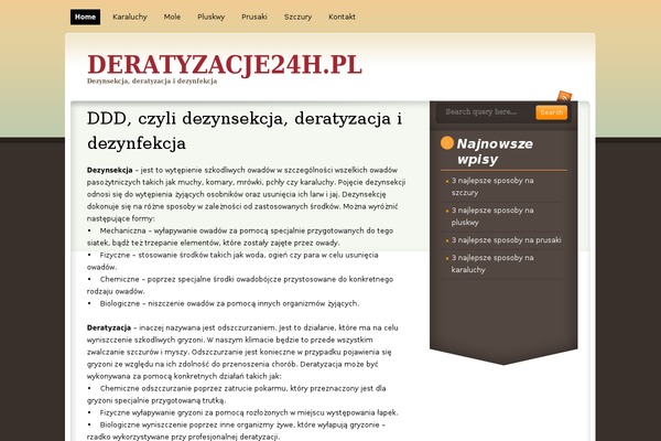 Sienna theme site design template sample