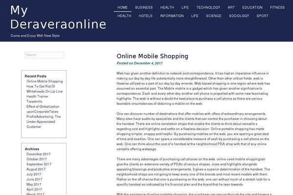 eyesite theme site design template sample