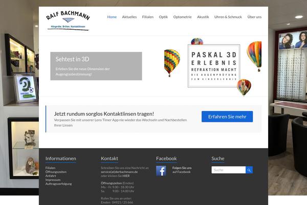 Spacious theme site design template sample