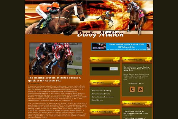 Magazine theme site design template sample