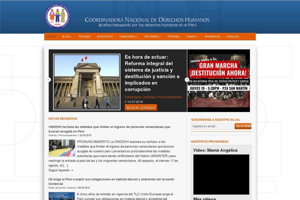 Site using SlideDeck 1 Lite Content Slider plugin