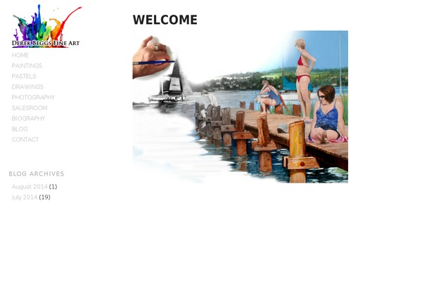 Water Lily theme site design template sample