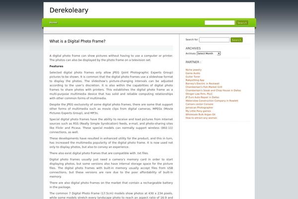 Tmp theme site design template sample