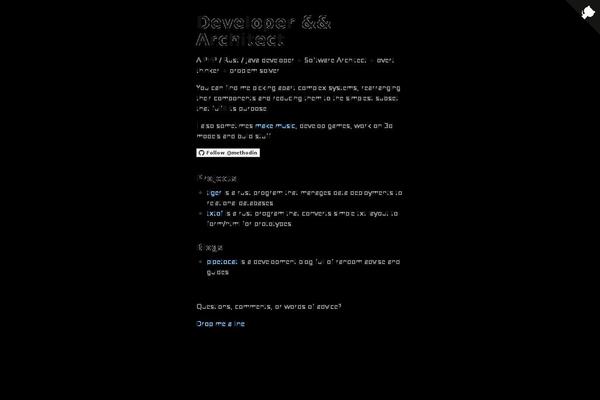 derekrwoods.com site used Derek