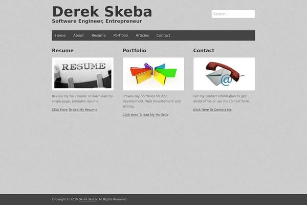 Gridiculous theme site design template sample