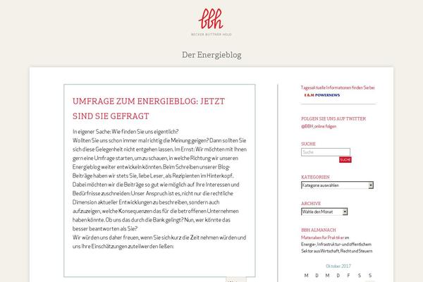 derenergieblog.de site used Typology