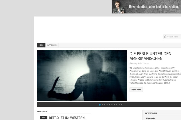 Organic Magazine theme site design template sample