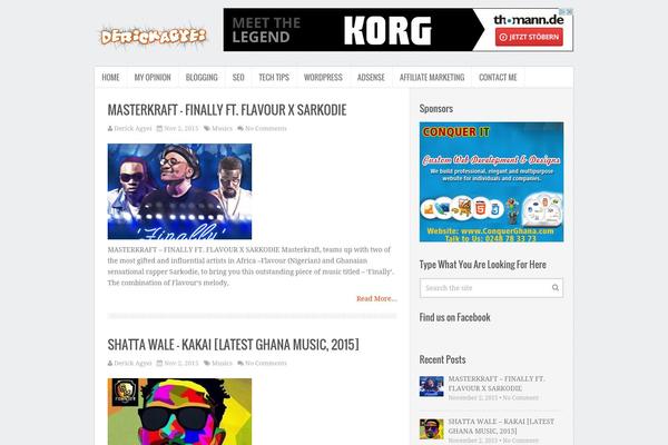 Writee theme site design template sample