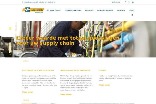 Global Logistics theme site design template sample