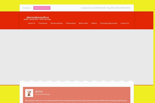 Beautypress theme site design template sample
