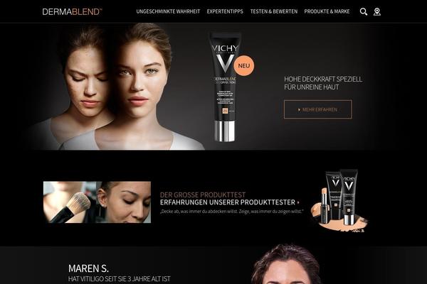dermablend.de site used Dermablend