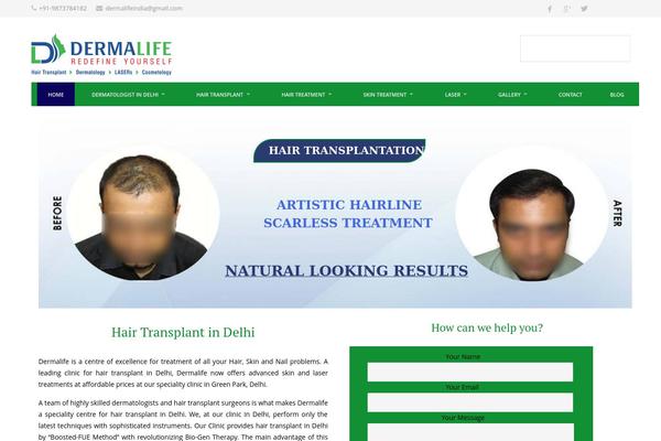 Trizzy website example screenshot