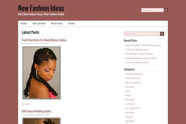 DaisyChain theme site design template sample