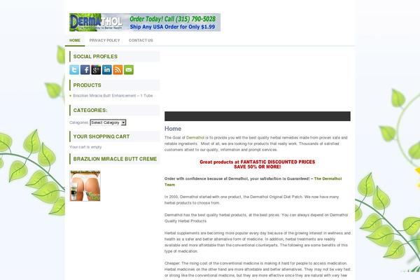dermathol.com site used Flore