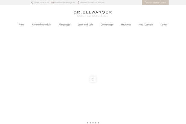 The7 Child theme site design template sample