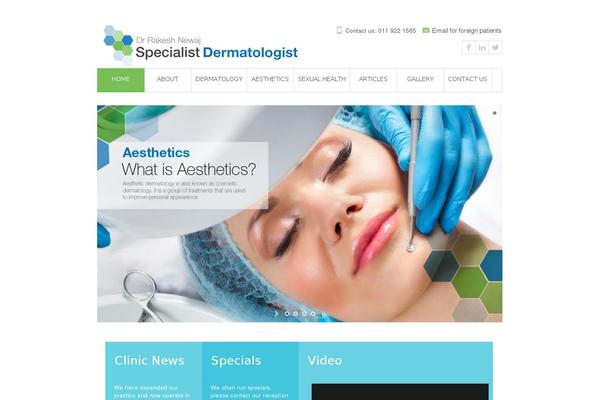 MediCure theme site design template sample