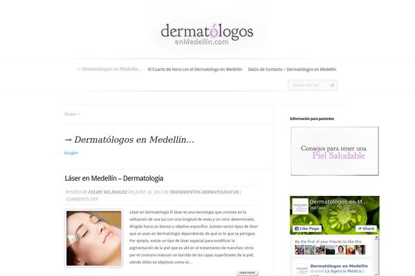 Evolution theme site design template sample