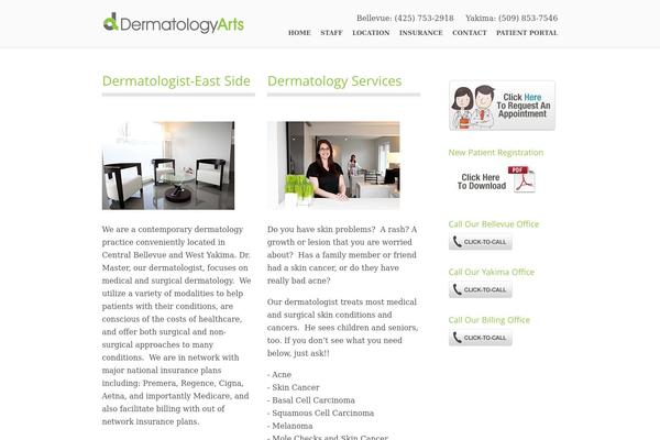 Care theme site design template sample