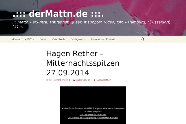 Site using Audio Player plugin