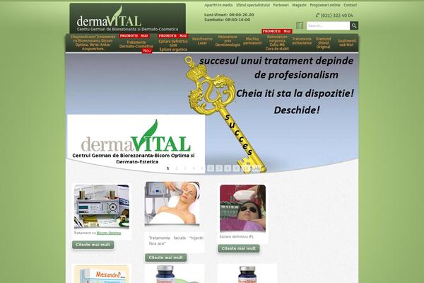Wellness theme site design template sample