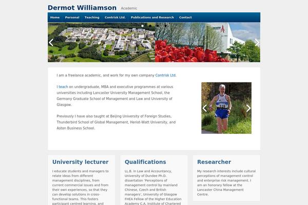 The Newswire theme site design template sample