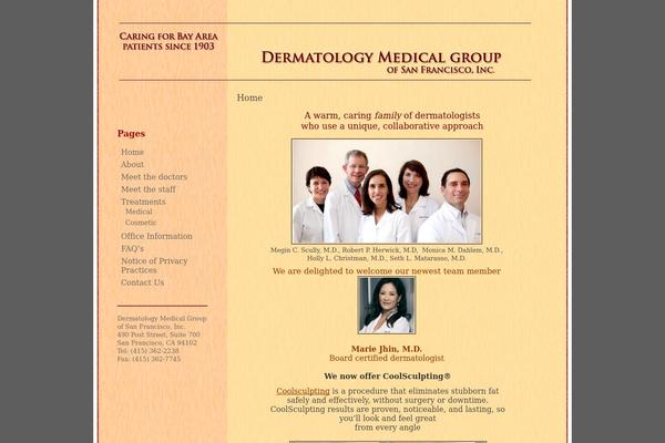 dermsf.com site used Dynamic Dream