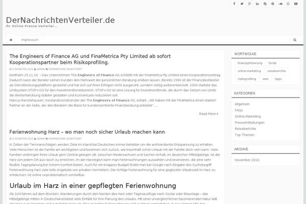 dernachrichtenverteiler.de site used Newszine