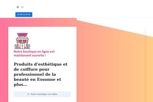 Essentials theme site design template sample
