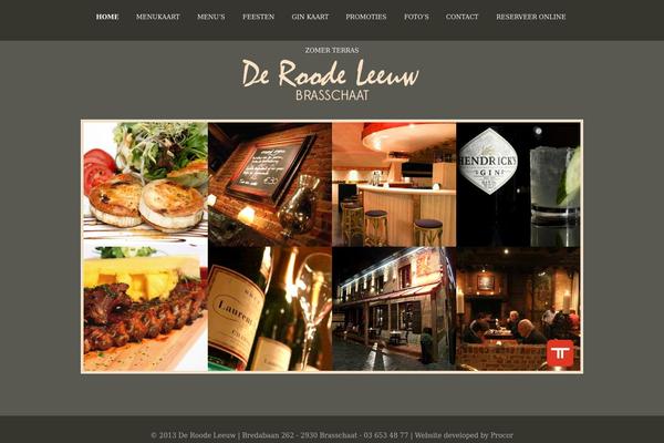 Therestaurantclassic theme site design template sample