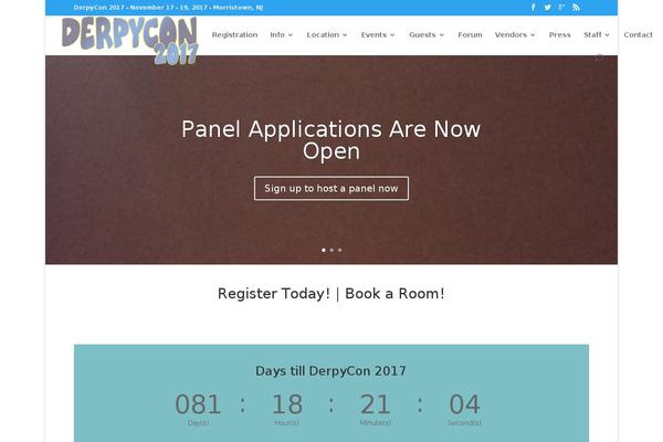 Site using Eea-events-social-sharing plugin