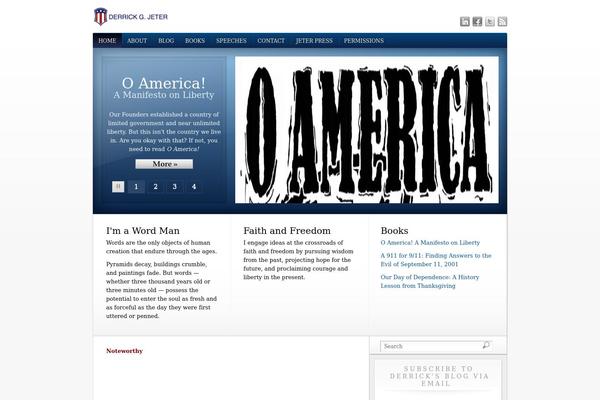 WhiteHouse Pro theme site design template sample