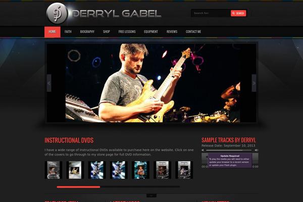 Sound_rock theme site design template sample