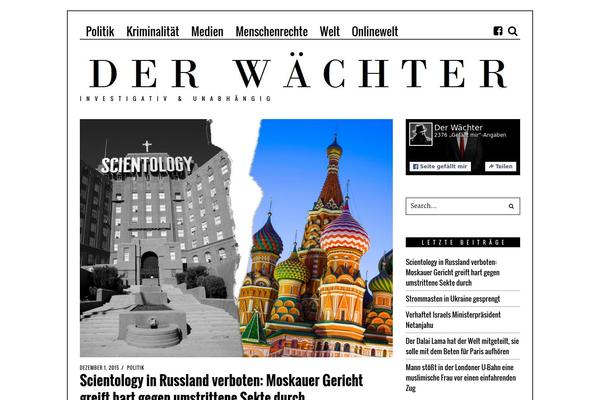 The Fox theme site design template sample