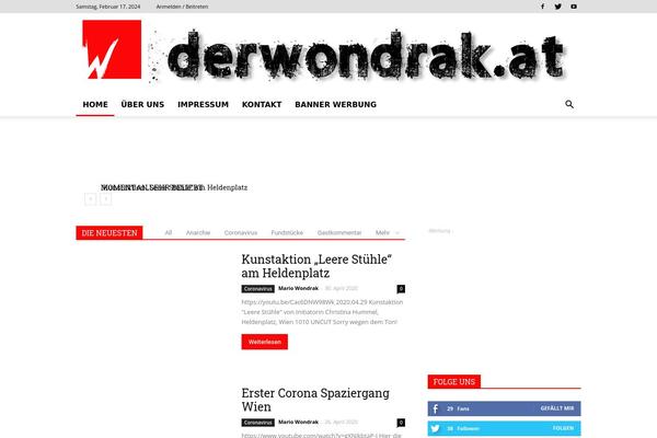Site using Td-newsletter plugin