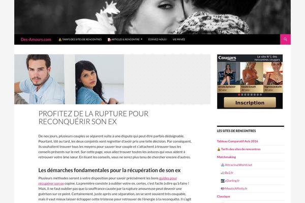 Twenty Fourteen theme site design template sample