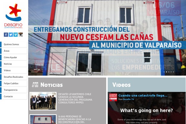 desafiolevantemoschile.cl site used Desafiochile
