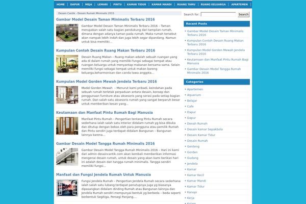 Refined Magazine theme site design template sample