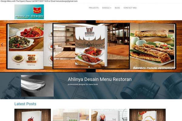 Booster theme site design template sample