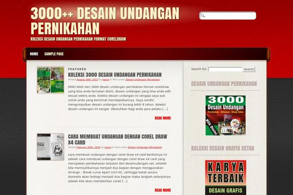 Frantic theme site design template sample