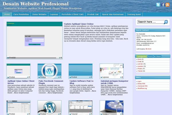 Calotropis theme site design template sample