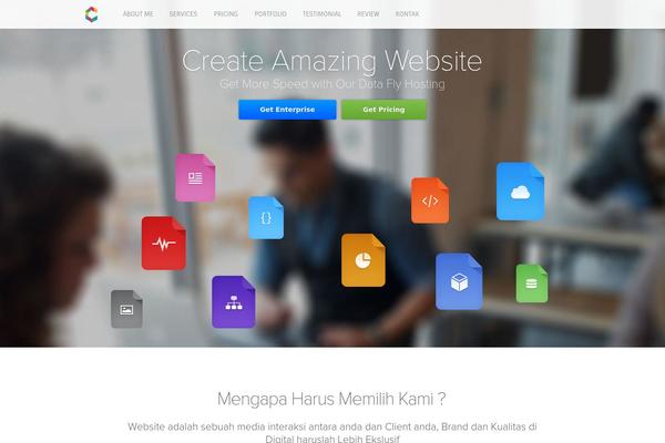 Master theme site design template sample