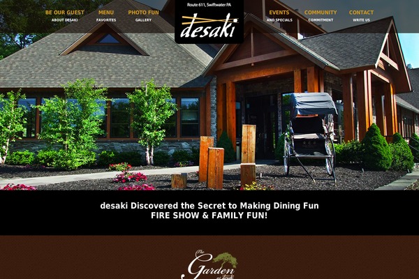 Sushi theme site design template sample