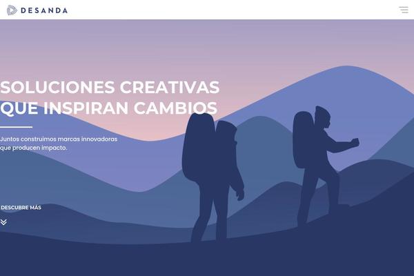 Divi Child theme site design template sample