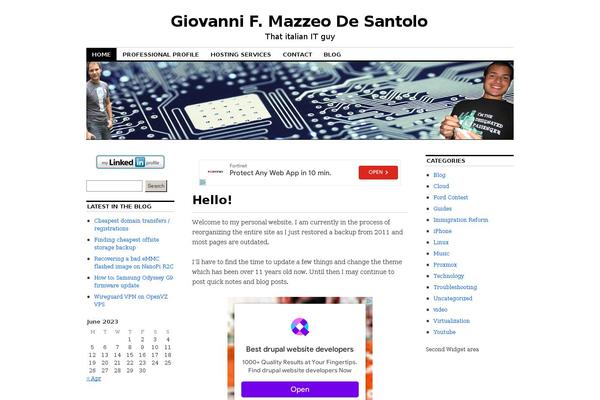 Coraline theme site design template sample