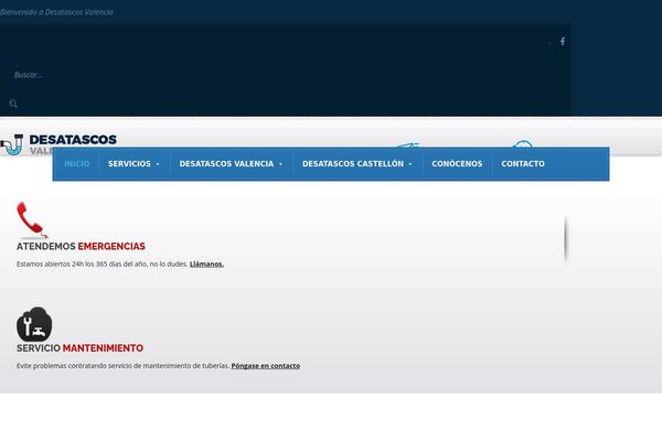 Plumbing theme site design template sample