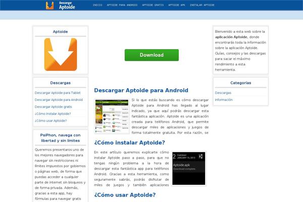 Spaze theme site design template sample
