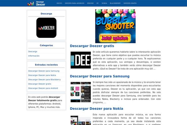 Spaze theme site design template sample
