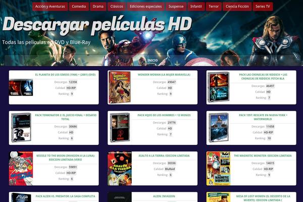 descargardvd.com site used Simple Shop