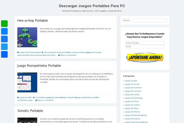 Simple Life theme site design template sample