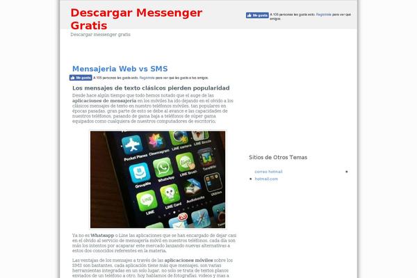 descargarmessengergratis.org site used Estandar